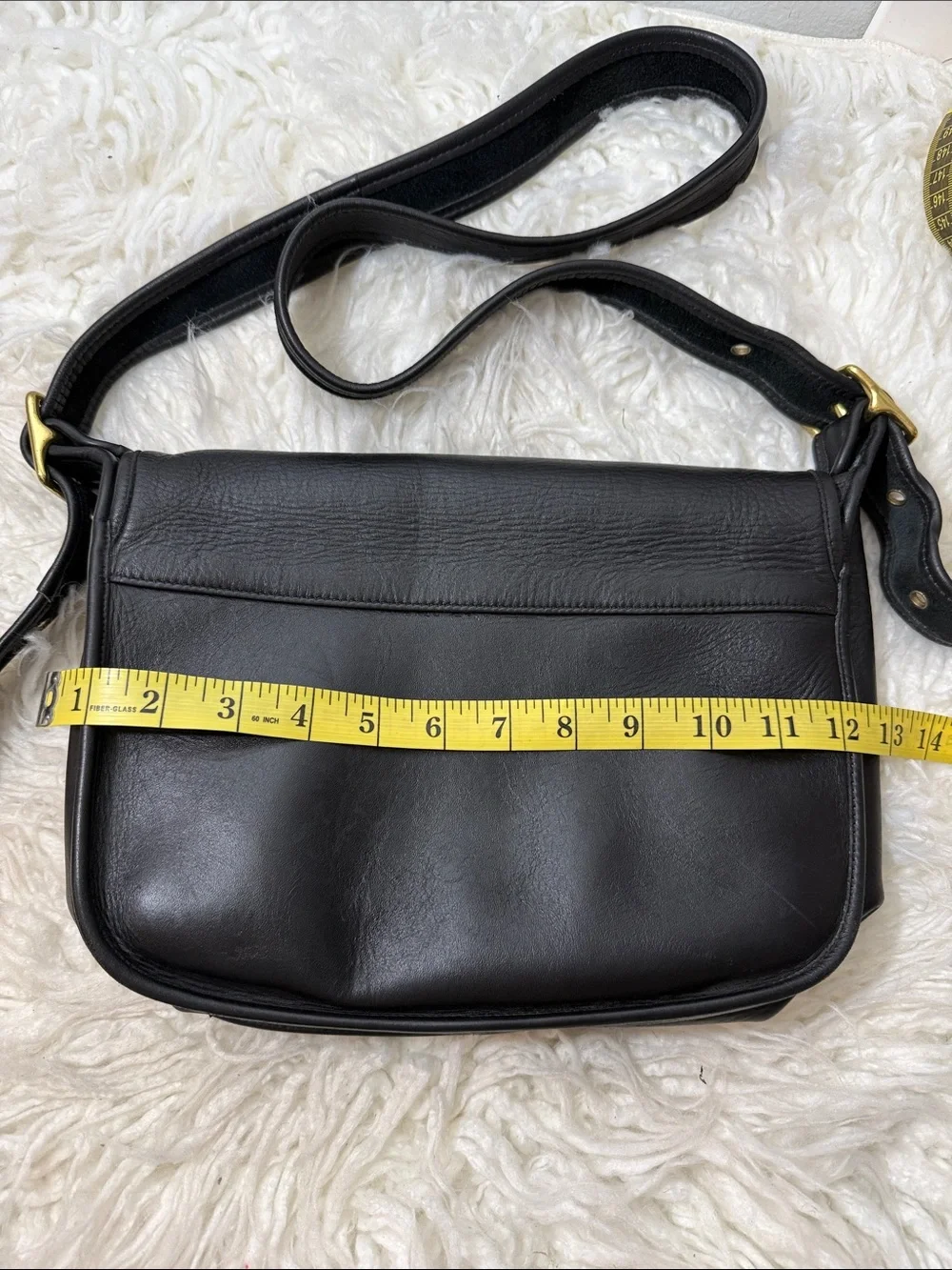 Coach 9951 Patricia Legacy Black Leather Crossbody Shoulder Bag